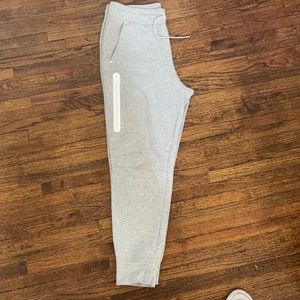 Nike tech fleece joggers, light grey, size M